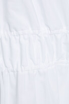Thumbnail for your product : Marni Gathered Cotton-poplin Blouse