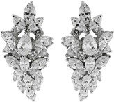 Thumbnail for your product : YEPREM 18kt White Gold Diamond Clip-On Earrings
