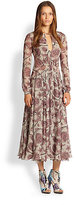 Thumbnail for your product : Burberry Printed Silk Dress
