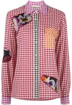 Christopher Kane - chemise à design patchwork - women - coton/Nylon/Polyester - 42