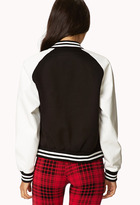 Thumbnail for your product : Forever 21 Half Time Varsity Jacket