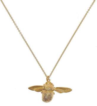 Alex Monroe Gold-Plated Bumblebee Necklace