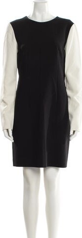 Cédric Charlier Crew Neck Mini Dress