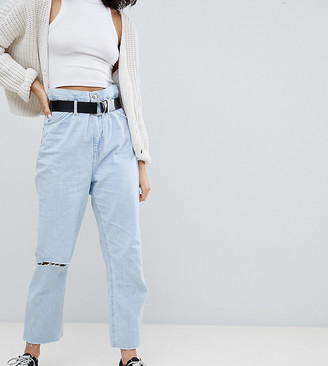 black paperbag waist jeans