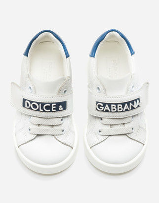 Dolce & Gabbana Portofino Light Sneakers With Rubberized Logo