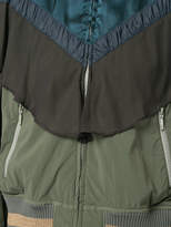 Thumbnail for your product : Kolor contrast panel bomber jacket