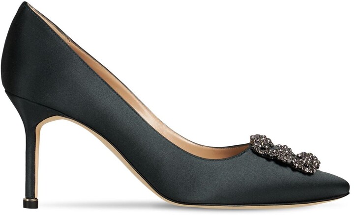 Manolo Blahnik Gray Women's Pumps with Cash Back | Shop the world's largest  collection of fashion | ShopStyle