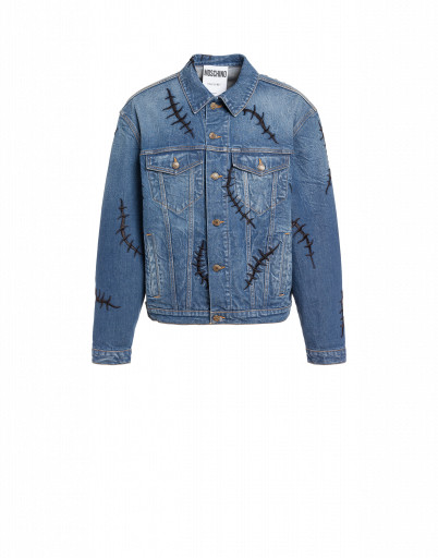 denim jacket moschino