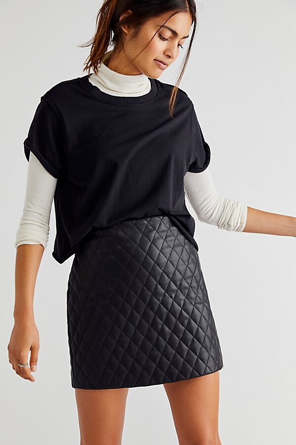 Quilted Mini Skirt | Shop the world's largest collection of 