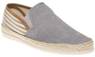 Sole New Mens Grey Multi Buckly Textile Shoes Espadrilles Slip On