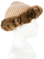 Thumbnail for your product : Loro Piana Chinchilla Trim Hat