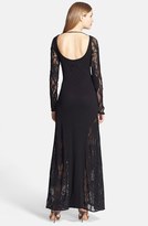 Thumbnail for your product : Jean Paul Gaultier Tattoo Lace Flared Tulle Gown (Nordstrom Exclusive)
