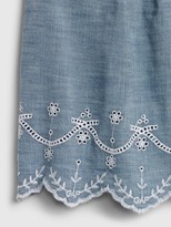 Thumbnail for your product : Gap Toddler Chambray Eyelet Top