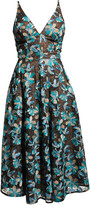 Thumbnail for your product : Dress the Population Elisa V-Neck Swing Dress
