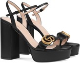 Thumbnail for your product : Gucci Platform sandal with Double G