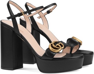 Gucci Platform sandal with Double G