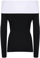 Thumbnail for your product : Proenza Schouler Two Tone Off-the-shoulder Top