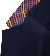 Thumbnail for your product : Charles Tyrwhitt Navy moleskin unstructured slim fit jacket