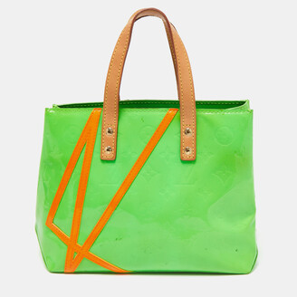 Louis Vuitton Neon Green Monogram Vernis Robert Wilson Reade PM Bag -  ShopStyle