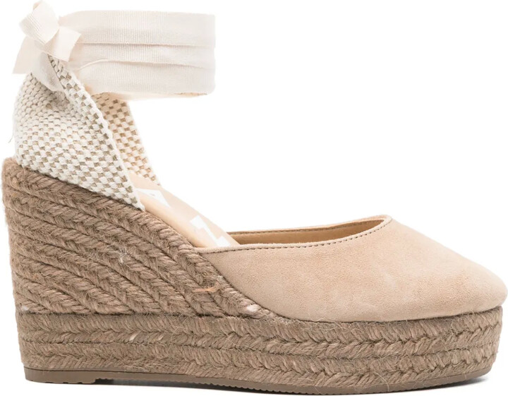 Manebi 100mm Suede Espadrilles