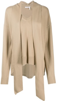 Chloé Tie-Neck Knitted Jumper