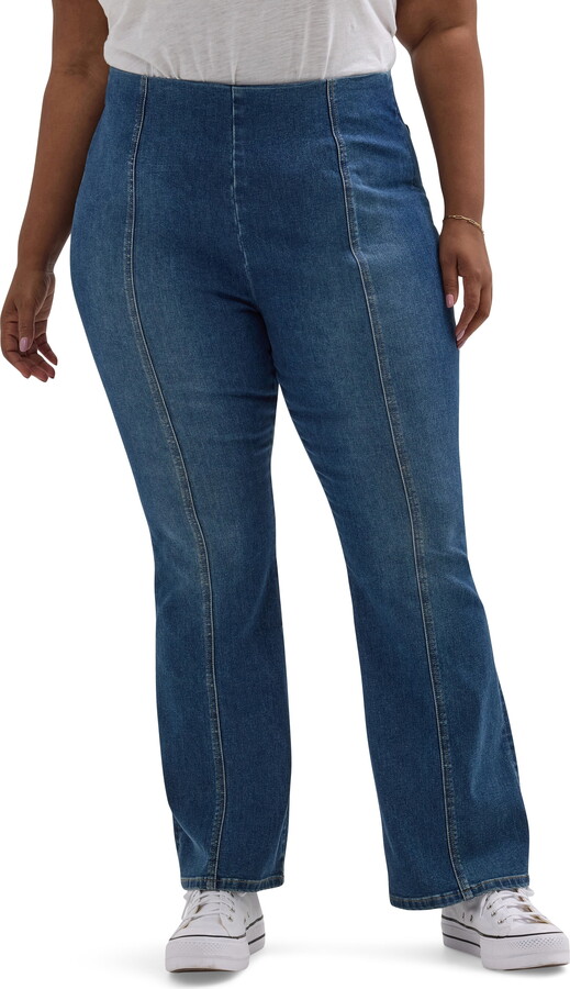 Lee® Women’s Heritage High Rise Pull On Flare Jean, Sizes XS-4X