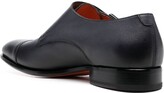 Thumbnail for your product : Santoni Leather Double-Buckle Shoes