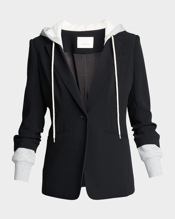 Cinq à Sept Hooded Khloe Jacket