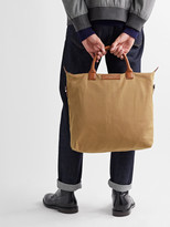 Thumbnail for your product : WANT Les Essentiels O'hare Leather-Trimmed Organic Cotton-Canvas Tote Bag