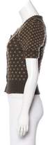 Thumbnail for your product : Balenciaga Wool Short Sleeve Cardigan