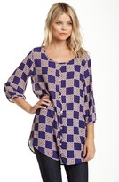 Thumbnail for your product : Peach Love Cream California Button Front Tunic