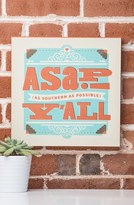Thumbnail for your product : Asap DENY Designs 'Anderson Design Group As Southern As Possible' Canvas Wall Art