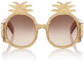 Gucci Embellished round sunglasses 