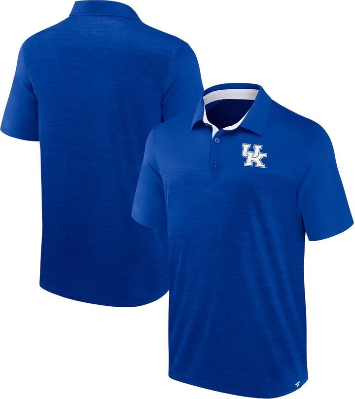 Men's Fanatics Heather Royal Kentucky Wildcats Classic Homefield Polo Shirt