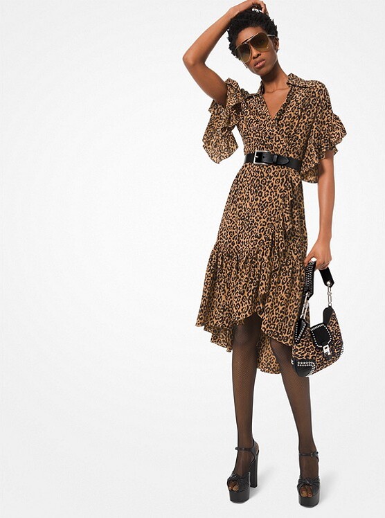 Leopard Wrap Dress | Shop the world's largest collection of fashion |  ShopStyle