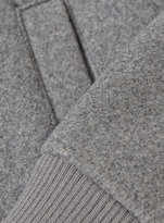 Thumbnail for your product : Topman Grey Wool Mix Bomber Jacket