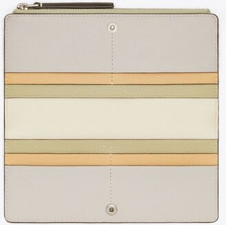 ★Tory Burch★Robinson Color-Block Patchwork Zip Slim Wallet Tory Burch Robinson Colorblock Patchwork Zip Slim Wallet