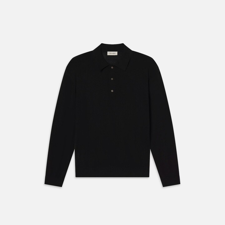 Frame Superfine Polo Sweater