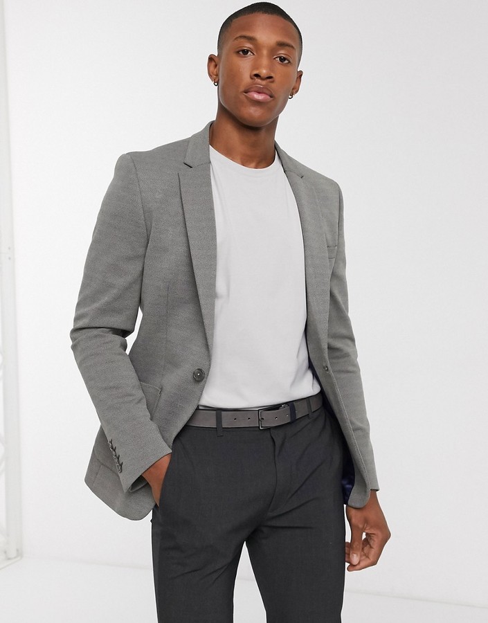 Men's Gray Sport Coat Jersey | Shop the world's largest collection 