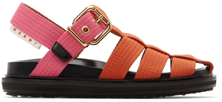 Marni Orange Women's Sandals | Shop the world's largest collection 