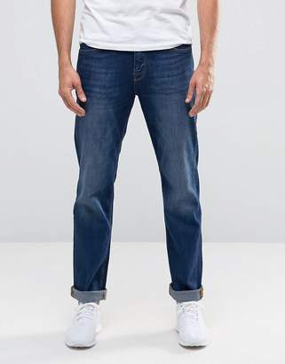 Selected Dean Slim Fit Jeans in Mid Wash