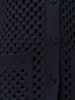 Thumbnail for your product : Dorothee Schumacher open weave long line cardigan