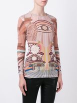Thumbnail for your product : Givenchy 'Stargate' printed semi-sheer top
