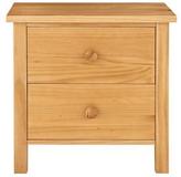 Thumbnail for your product : Ladybird Seattle Kids Solid Pine 2-drawer Bedside Chest