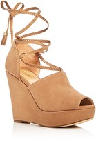 Thumbnail for your product : MICHAEL Michael Kors Hastings Lace Up Platform Wedge Sandals
