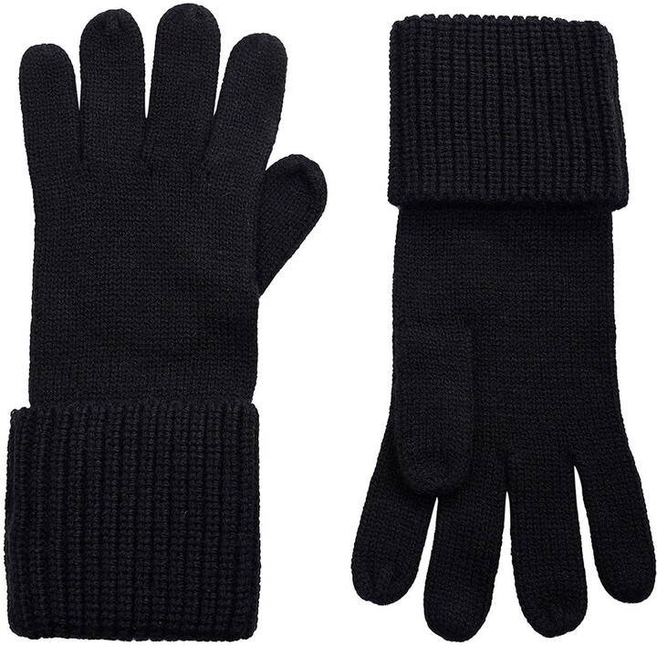 AllSaints Cuffed Knit Gloves - ShopStyle
