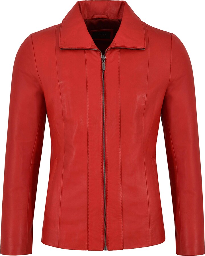 Smart Range Ladies Real Leather Jacket Regular Fit Soft Lambskin