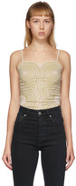 Thumbnail for your product : Y/Project SSENSE Exclusive Beige Swirl Placement Camisole.