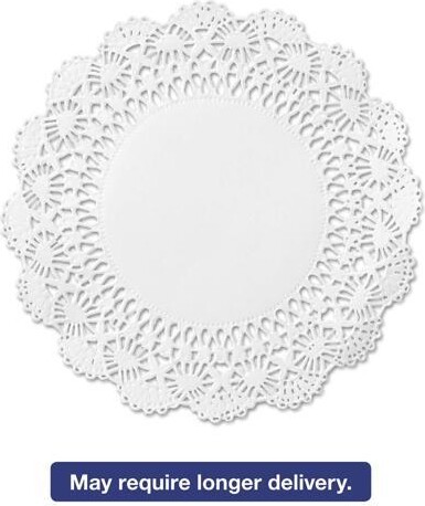 HOFFMASTER® C-12' Wht Round Lace Do Ly 1000/Case