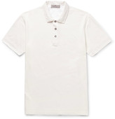 Thumbnail for your product : Canali Slim-Fit Stretch-Cotton Piqué Polo Shirt